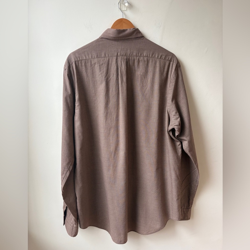 Ralph Lauren Brown Microcheck Button-Down Shirt - Picture 3 of 13